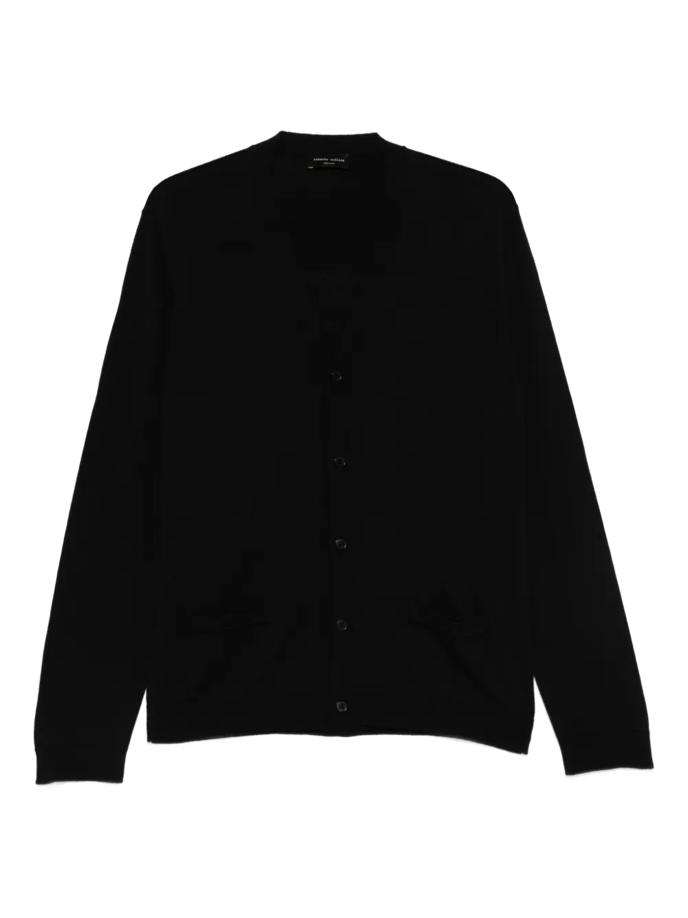 Roberto Collina pocket button cardigan - Black