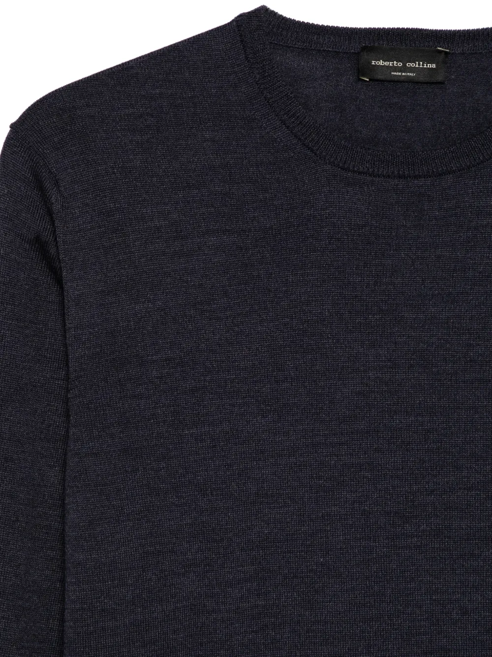 Roberto Collina Trui met ronde hals Blauw