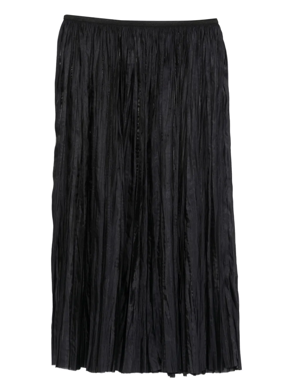 Roberto Collina pleated midi skirt - Blu