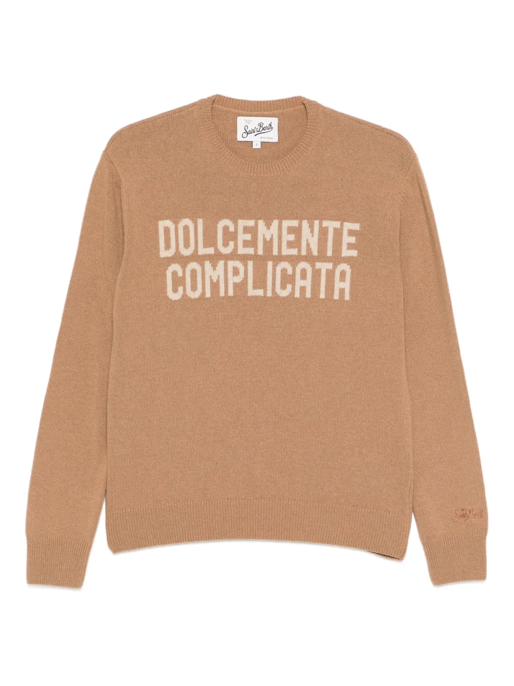 MC2 Saint Barth Dolcemente Complicata trui met ronde hals Bruin