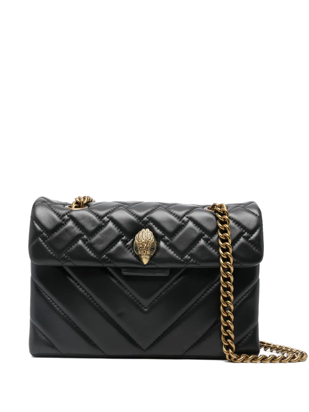 Kurt Geiger London quilted-pattern shoulder bag - Nero