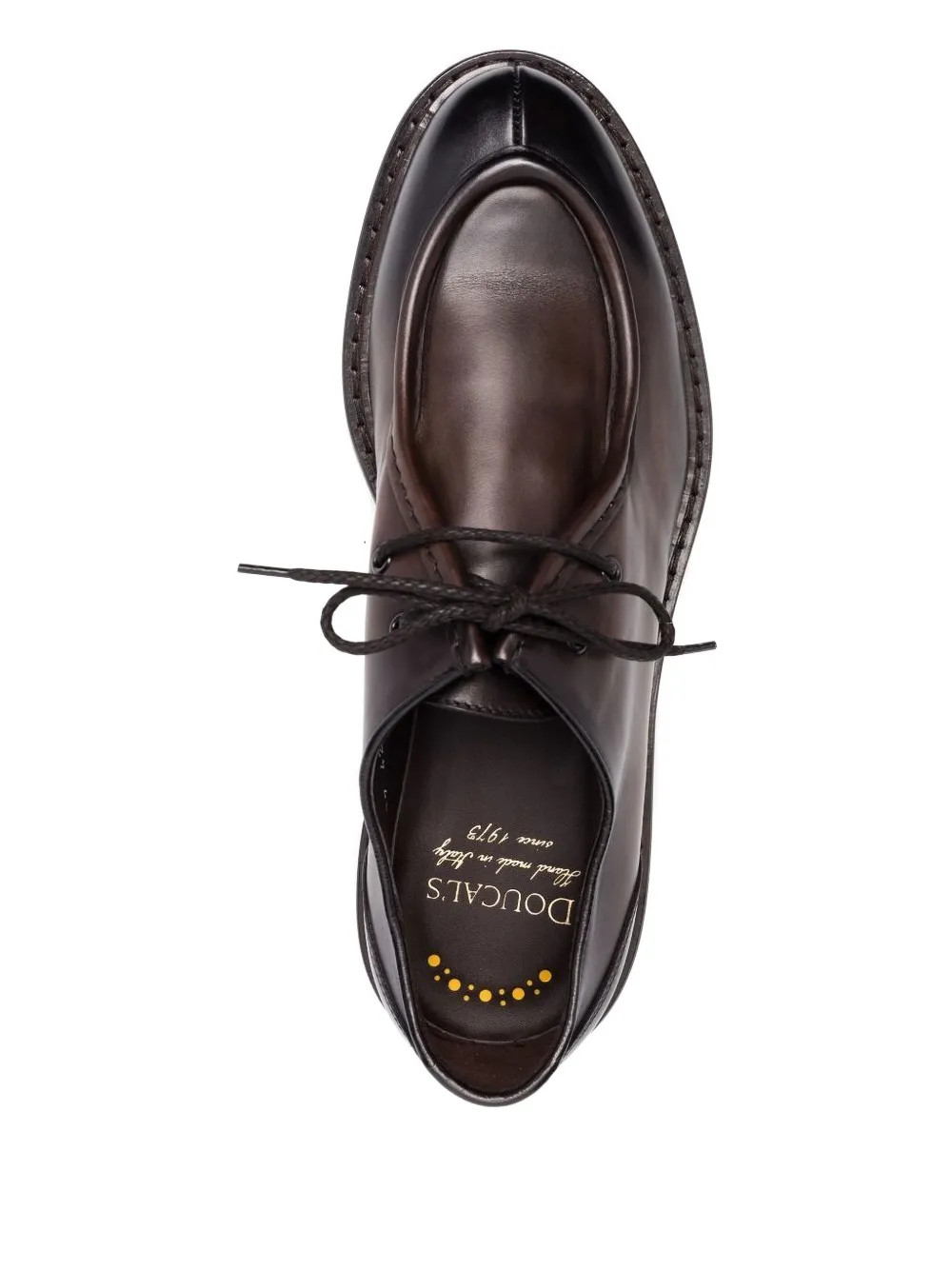 Doucal's lug-sole lace-up Derby shoes Bruin