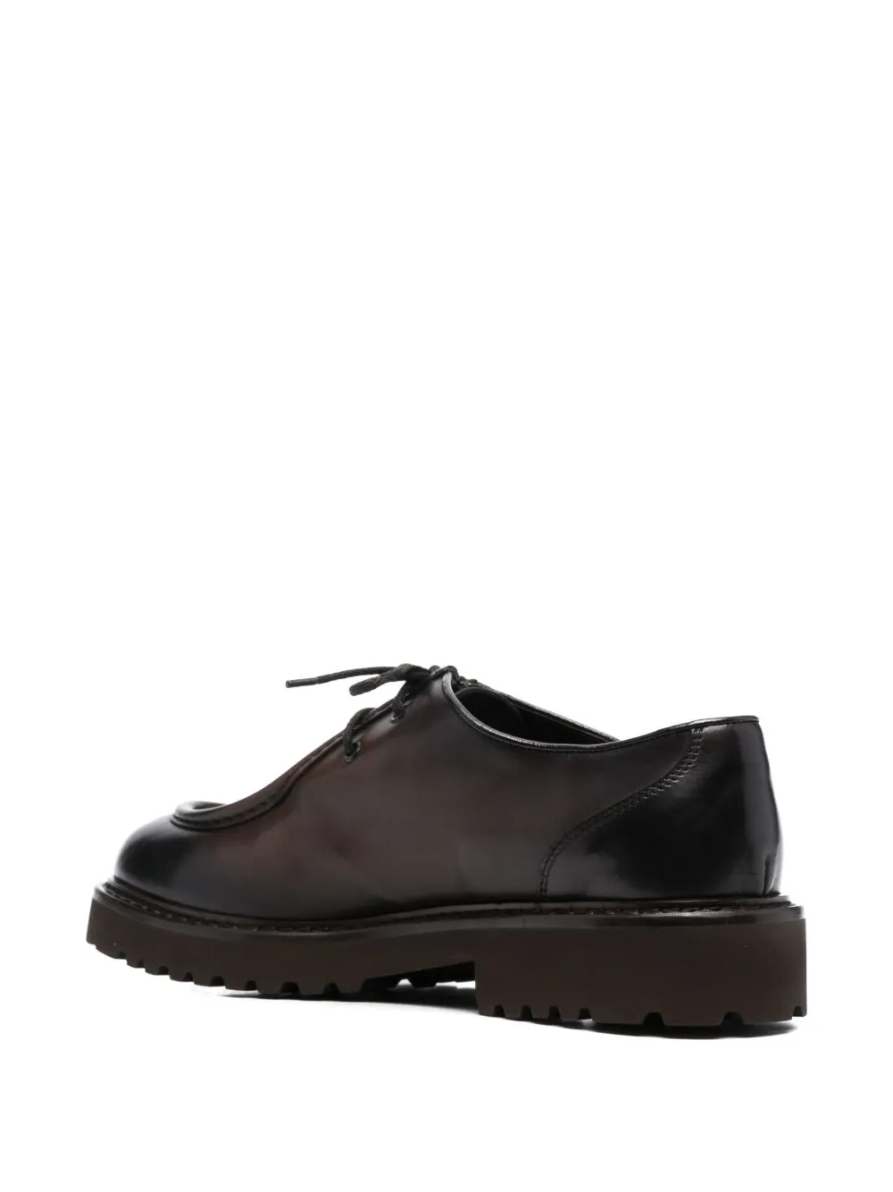 Doucal's lug-sole lace-up Derby shoes Bruin