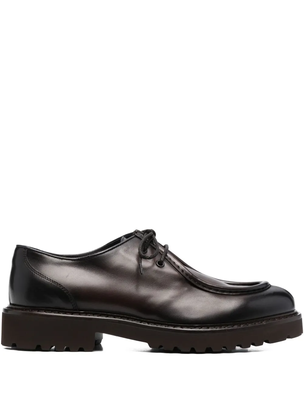 Doucal's lug-sole lace-up Derby shoes Bruin