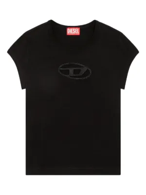 Diesel T-Uncutie-Long-Od Tシャツ | ブラック | FARFETCH JP