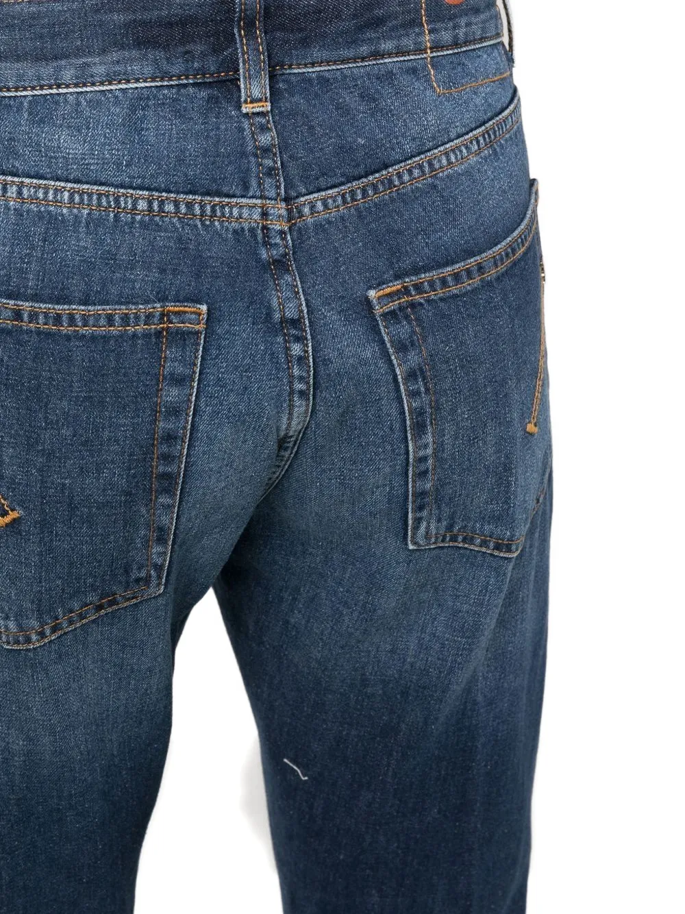 Dondup Faded-effect Five-pocket Jeans In Blue