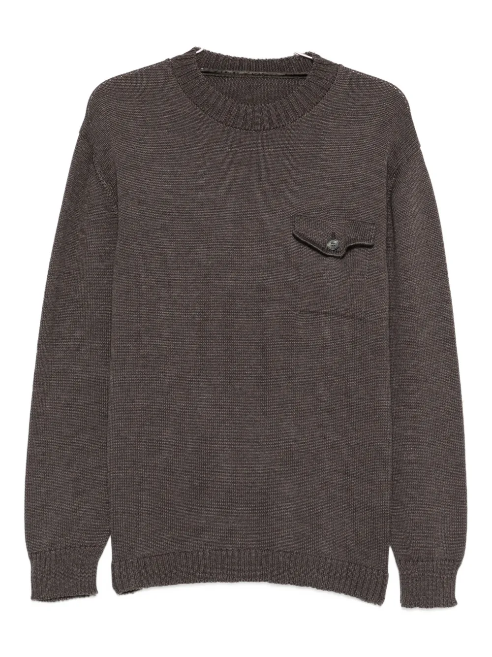 Gianfranco Ferré Pre-Owned Maglione con applicazione anni '90 - Marrone