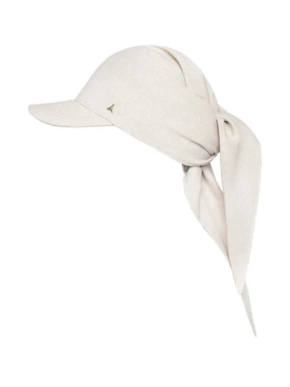 Manière De Voir Arianne draping-scarf cap - Beige