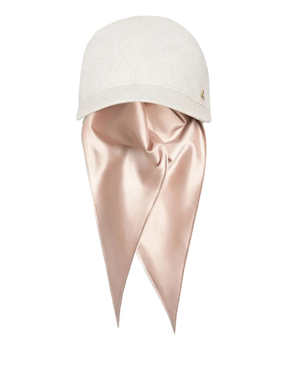 Manière De Voir Arianne draping-scarf cap | Neutrals | Image 1