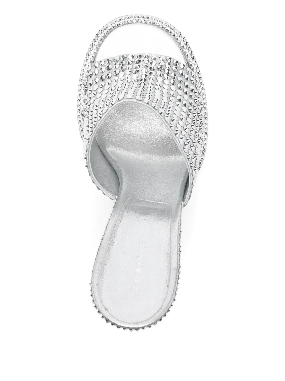 Sergio Rossi embellished heeled sandals Zilver