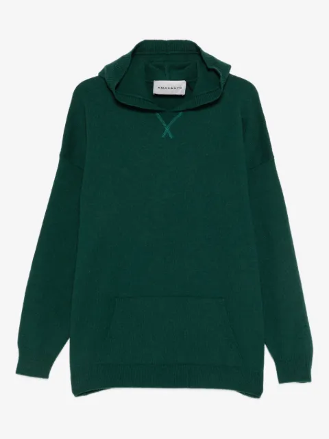 AMARANTO  wool hoodie