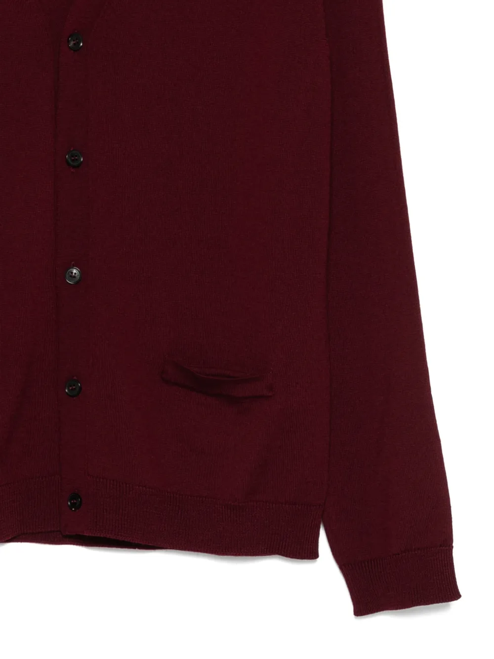  Roberto Collina Buttoned Cardigan - Red 