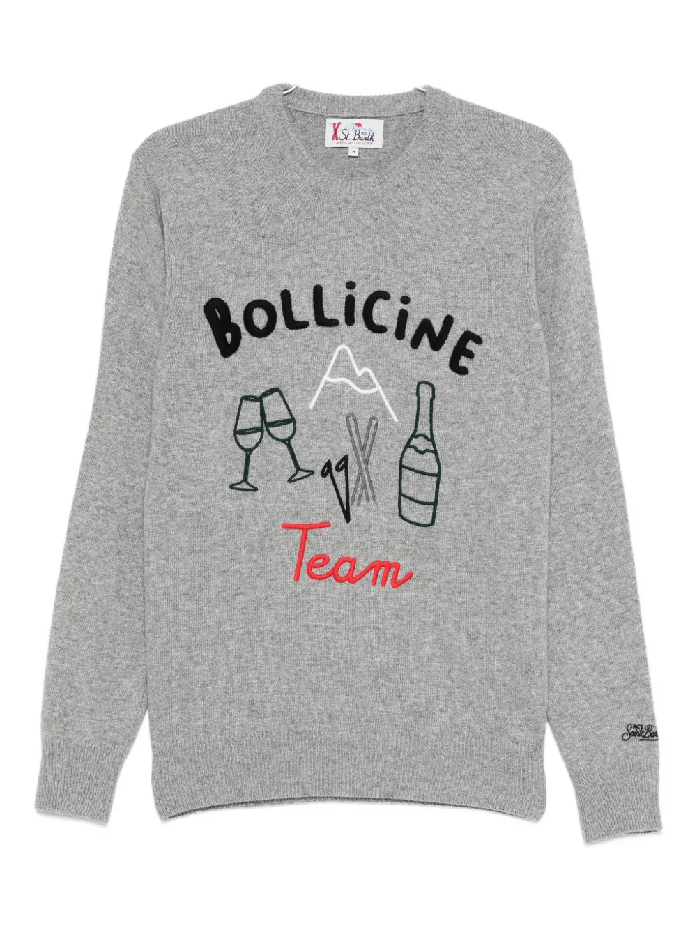 MC2 Saint Barth Heron crew-neck sweater - Grigio