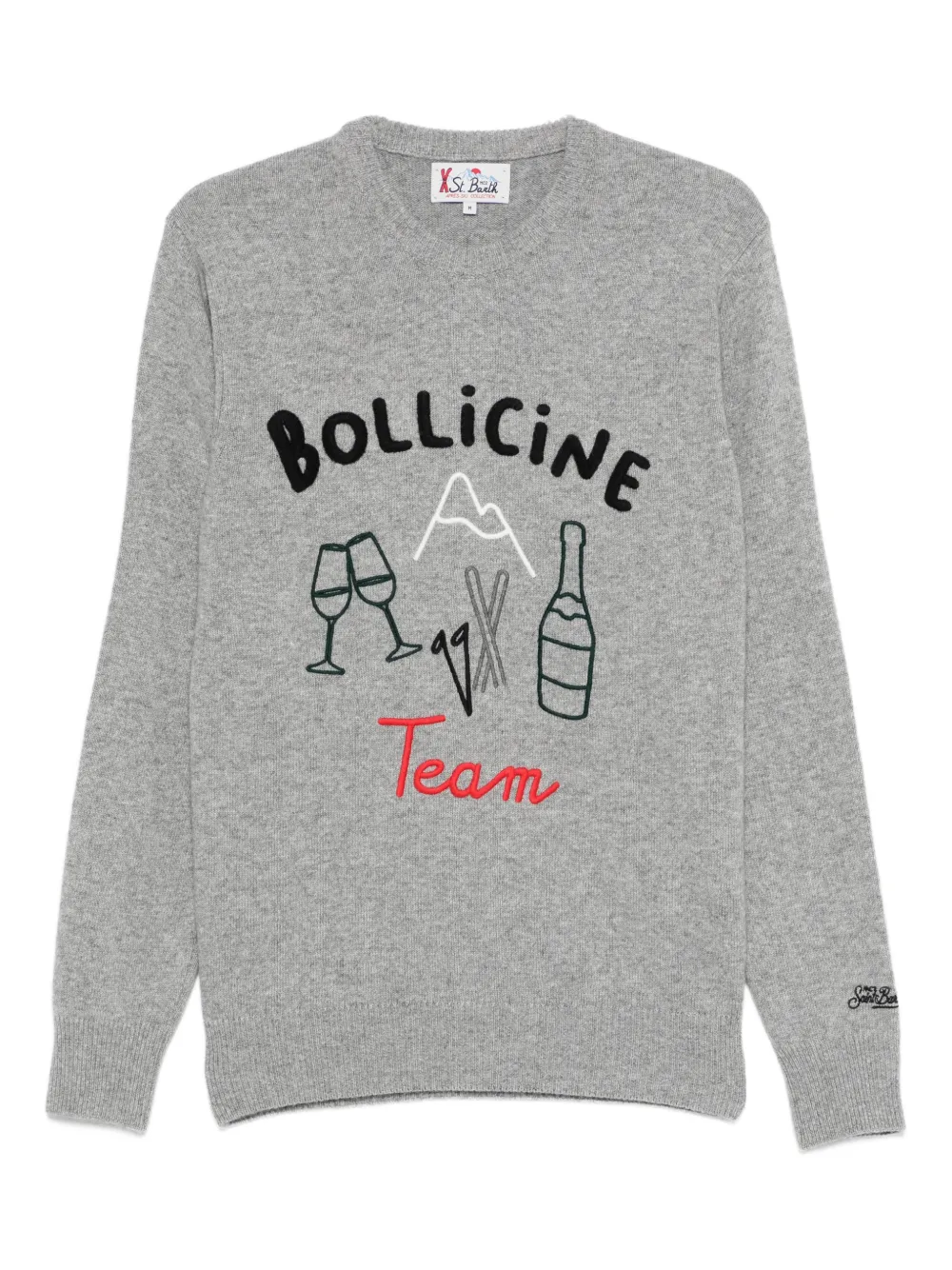 MC2 Saint Barth Heron crew-neck sweater - Grau