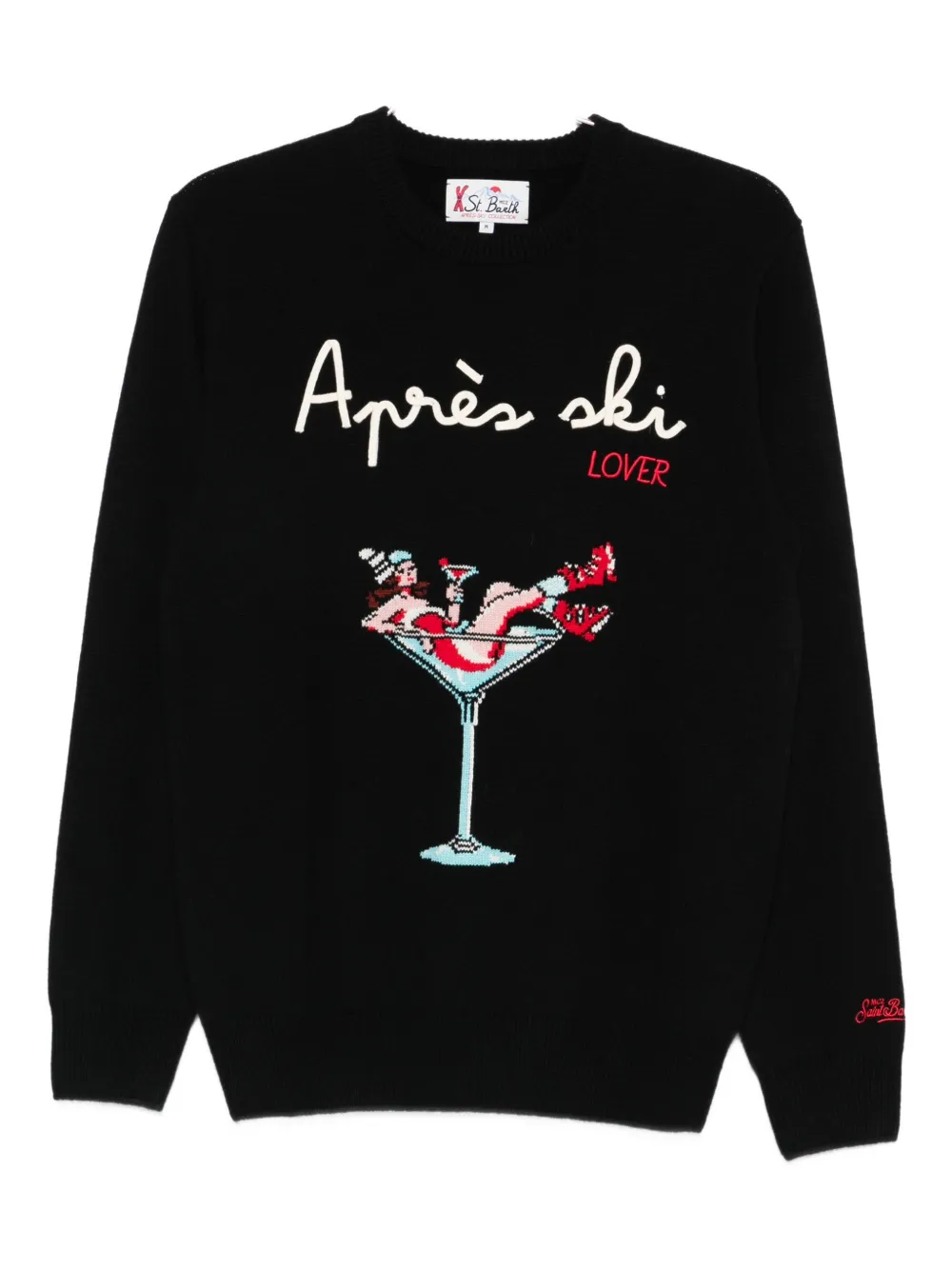 MC2 Saint Barth Hero graphit-print sweater - Schwarz