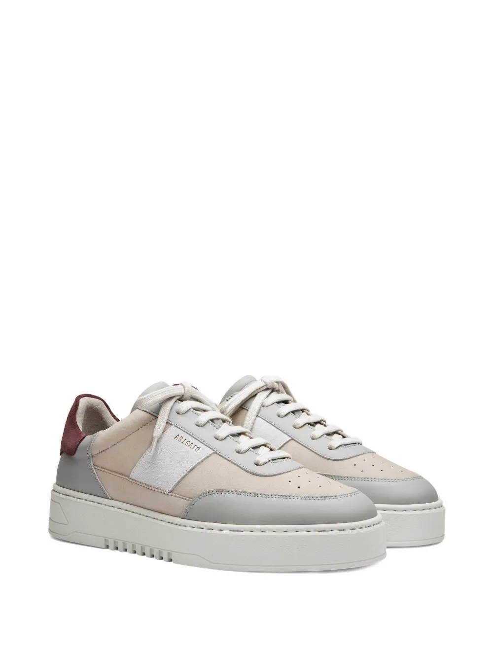 Axel Arigato orbit panelled leather sneakers Beige