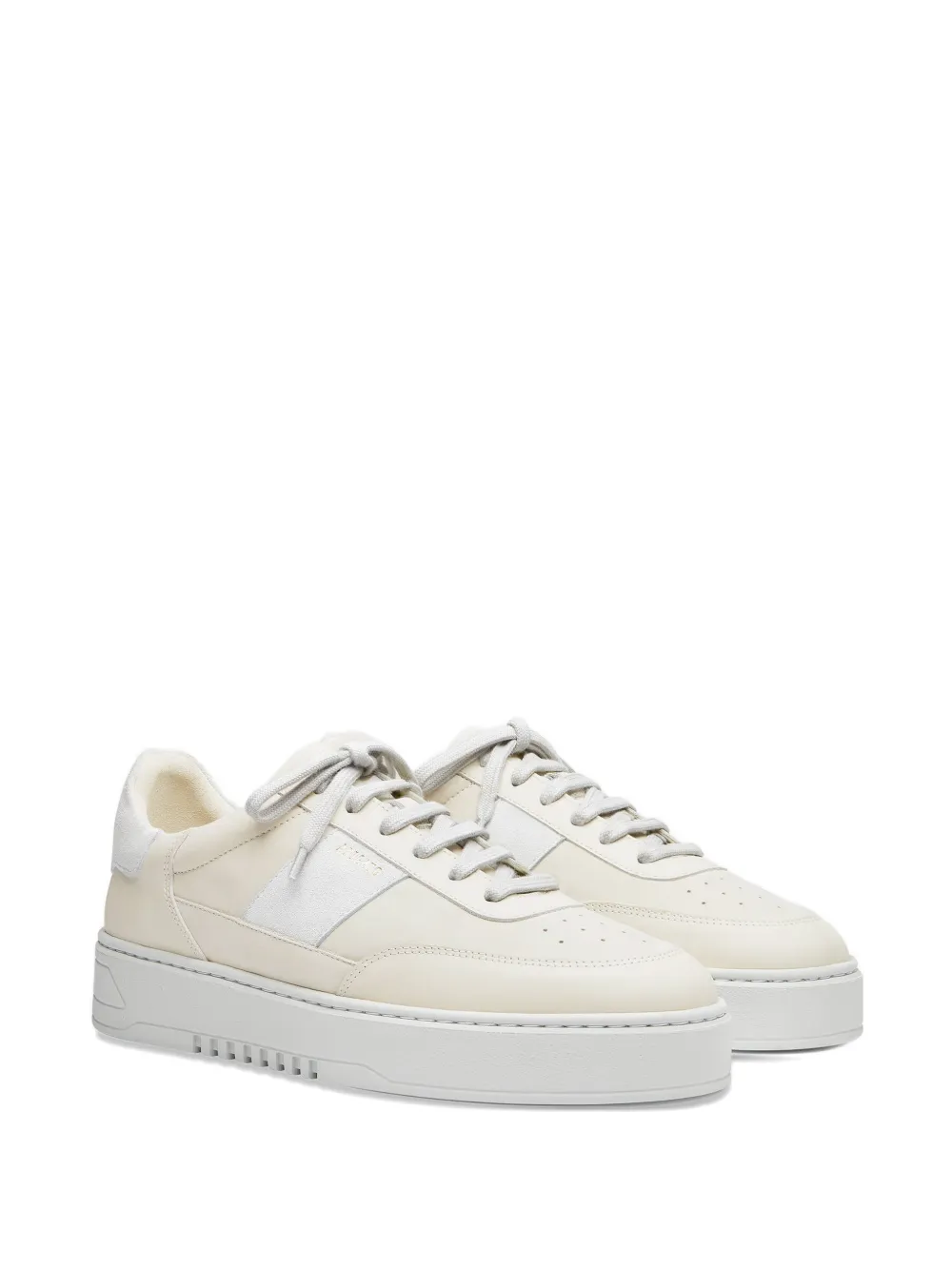 Axel Arigato lace-up panel orbit sneakers Beige