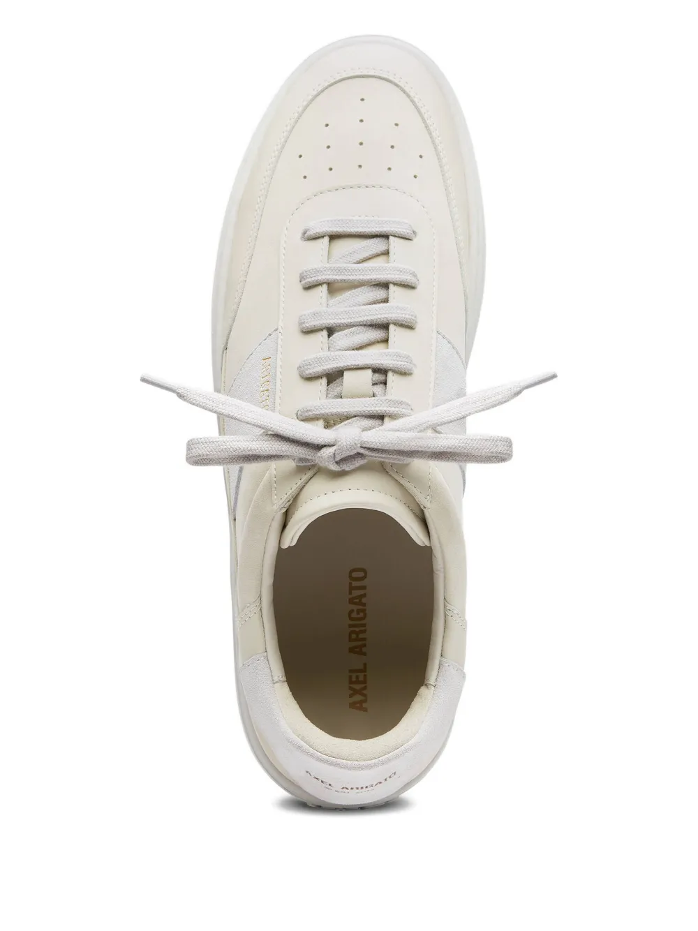 Axel Arigato lace-up panel orbit sneakers Beige