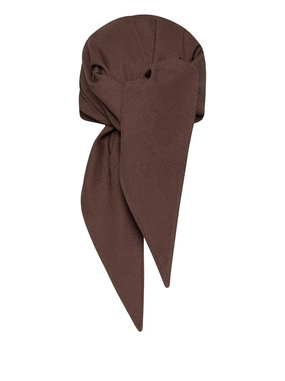 Manière De Voir Arianne Scarf-detail Cap In Brown