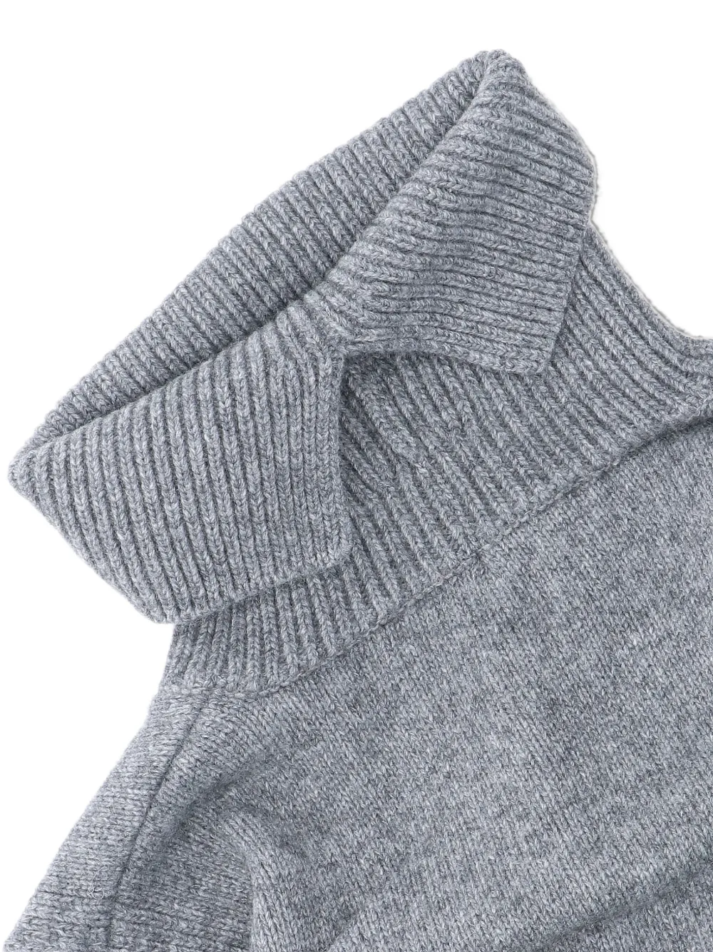 Lvir Scarf With Collar In Wool Blend In Gray