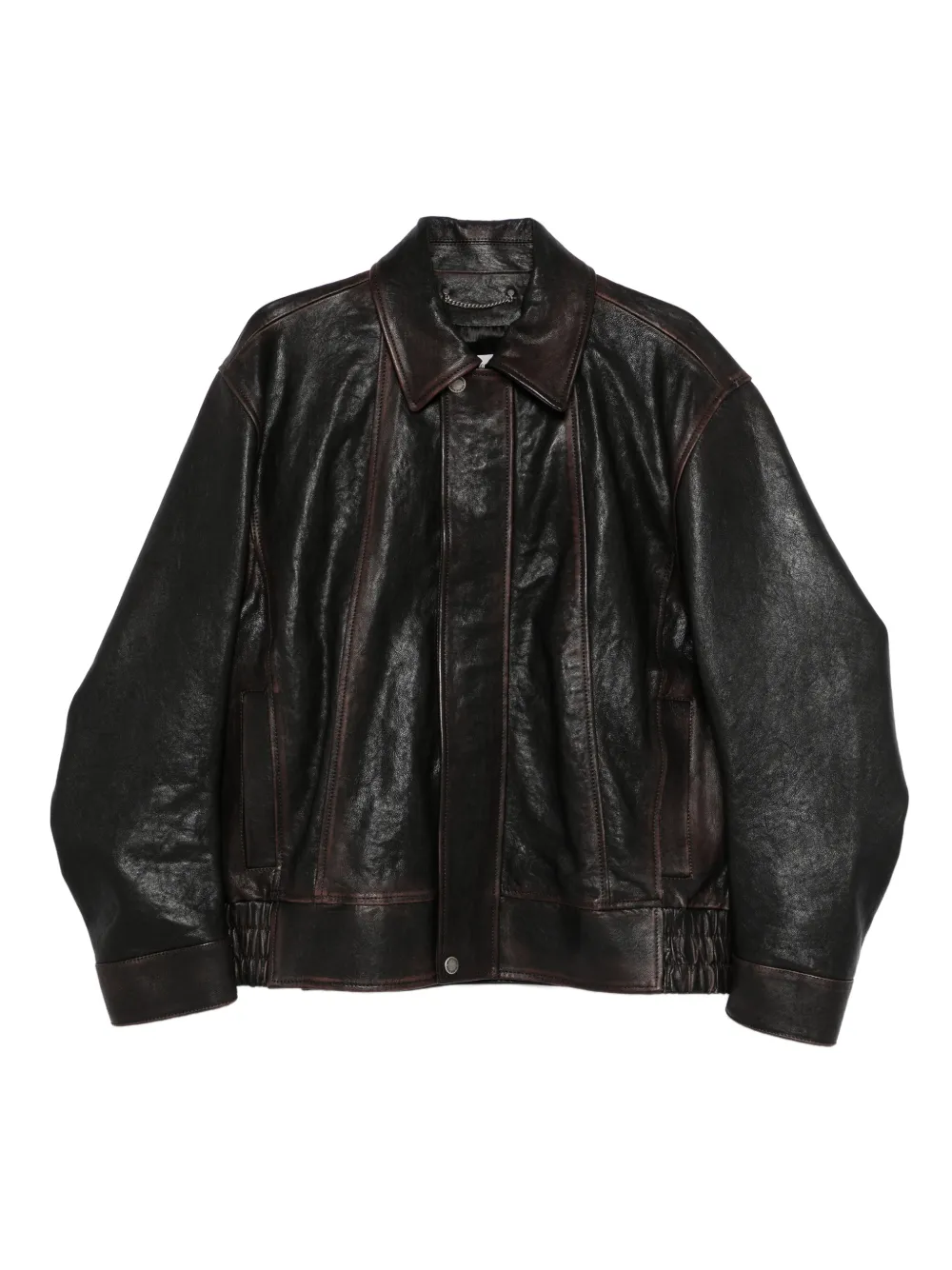 Golden Goose Journey M'S Prince calf leather jacket - Marrone