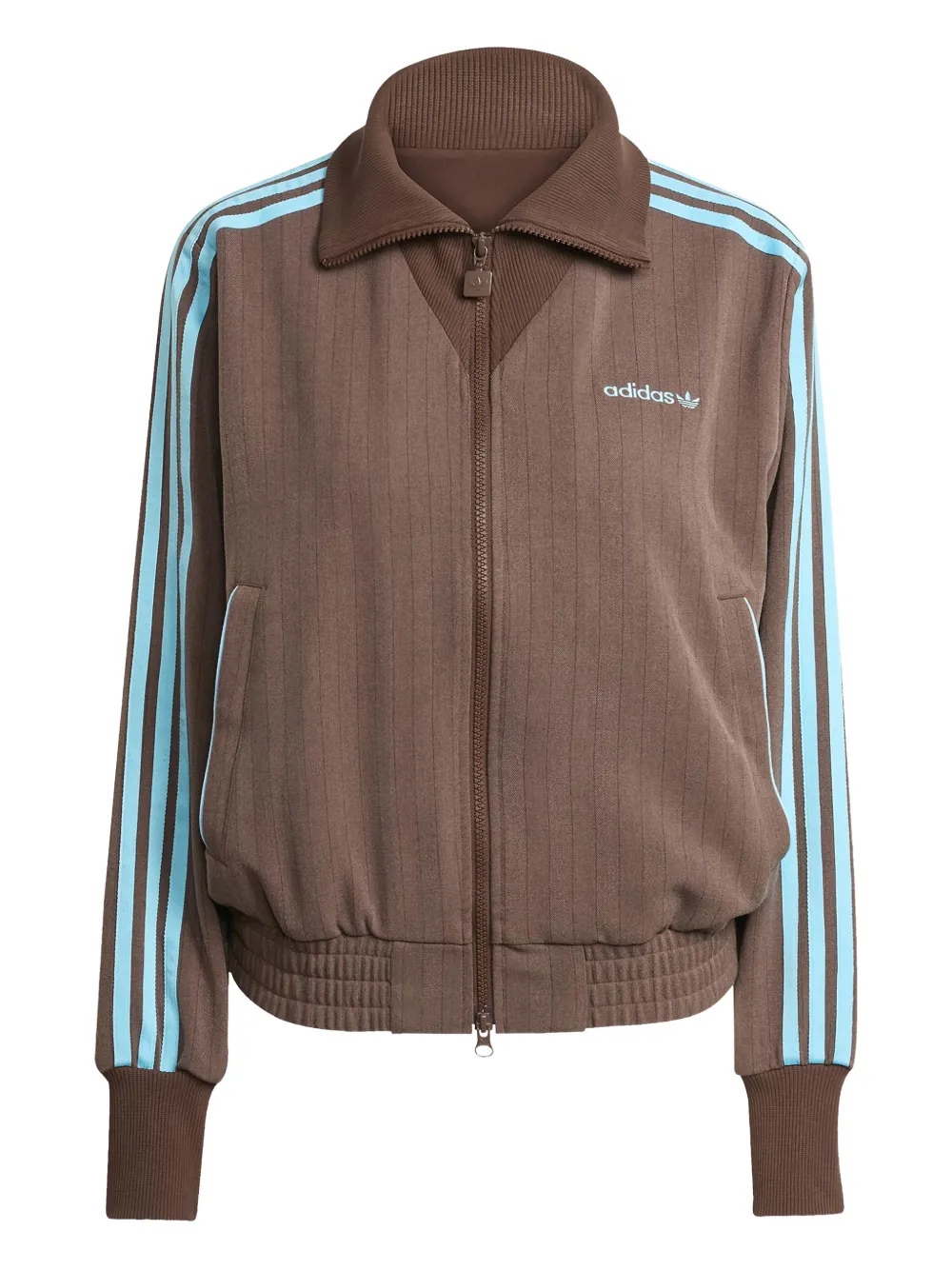 adidas zip-up sweatshirt - Marrone