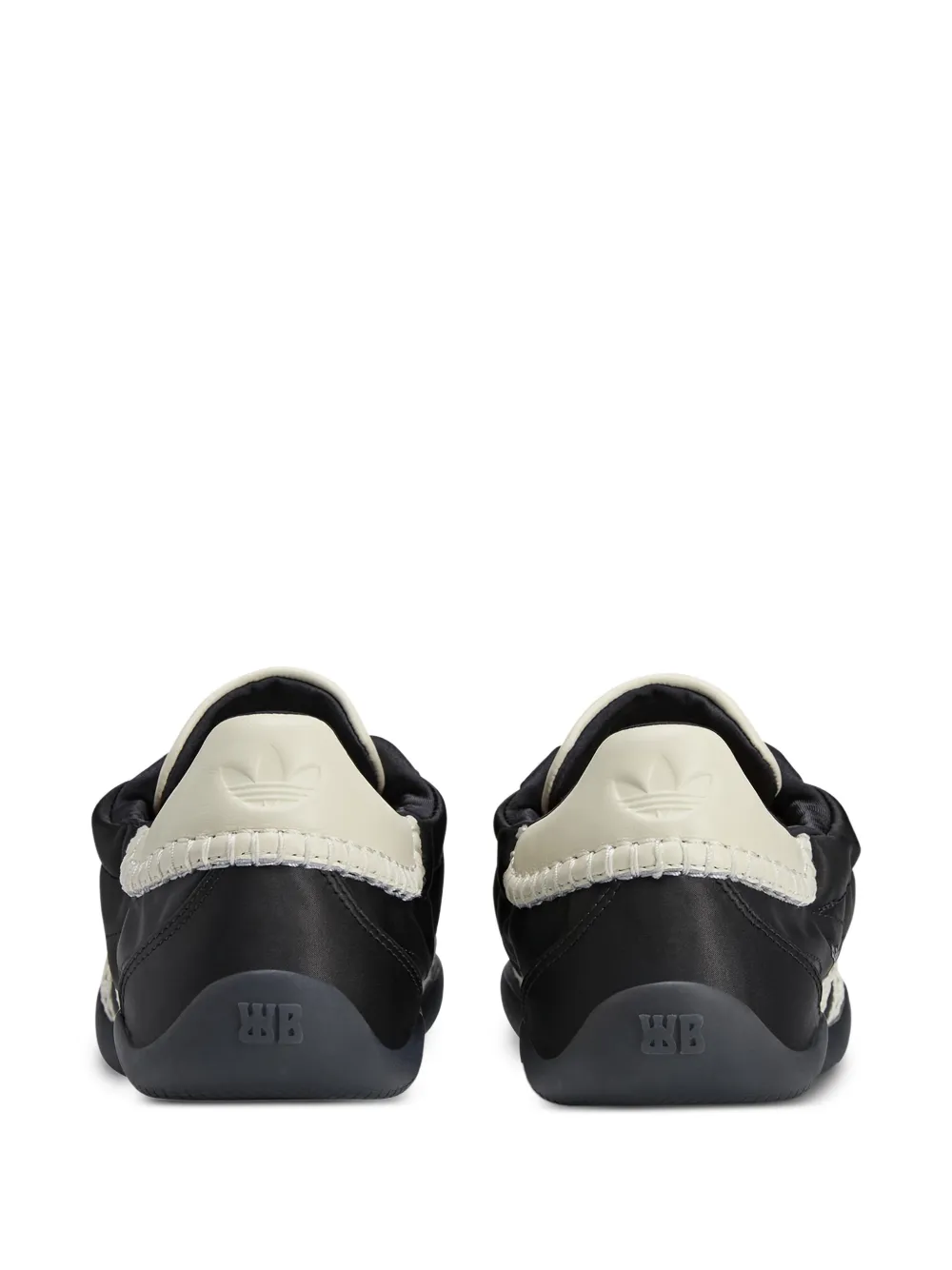 Wales Bonner x Karintha Lo satijnen sneakers Zwart