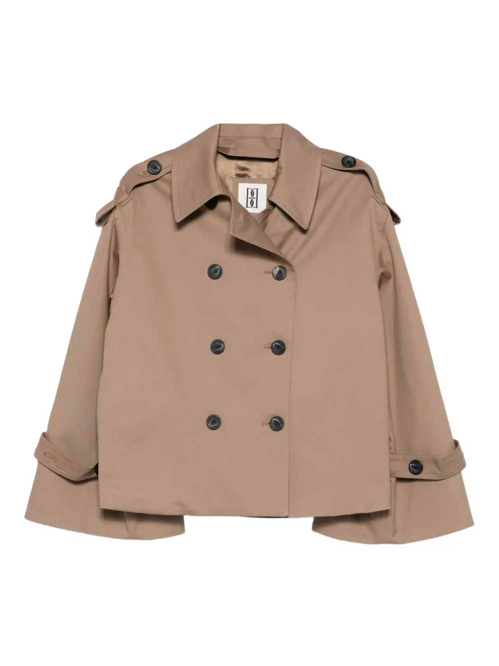 By Malene Birger Alisandra Double-breasted Military Jacket In Brown