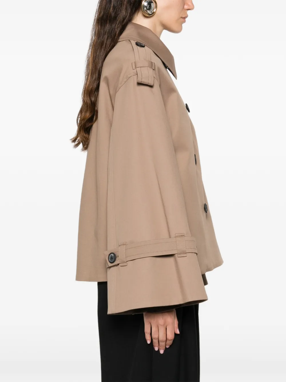  By Malene Birger Alisandra Double-breasted Military Jacket - Brown 