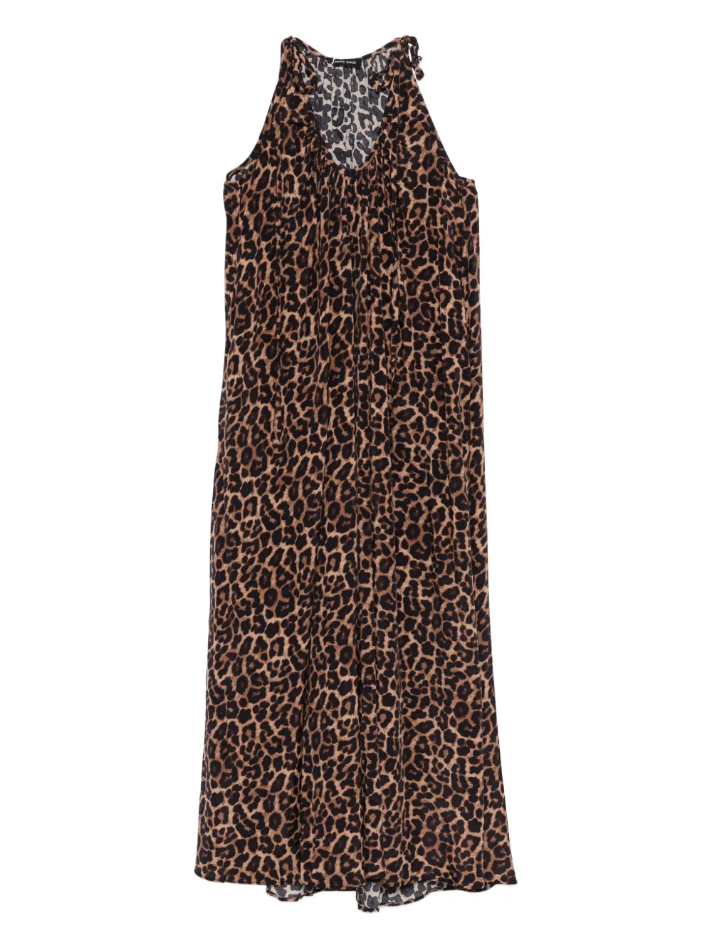 ANINE BING vestido midi Flora | marrón | Image 1