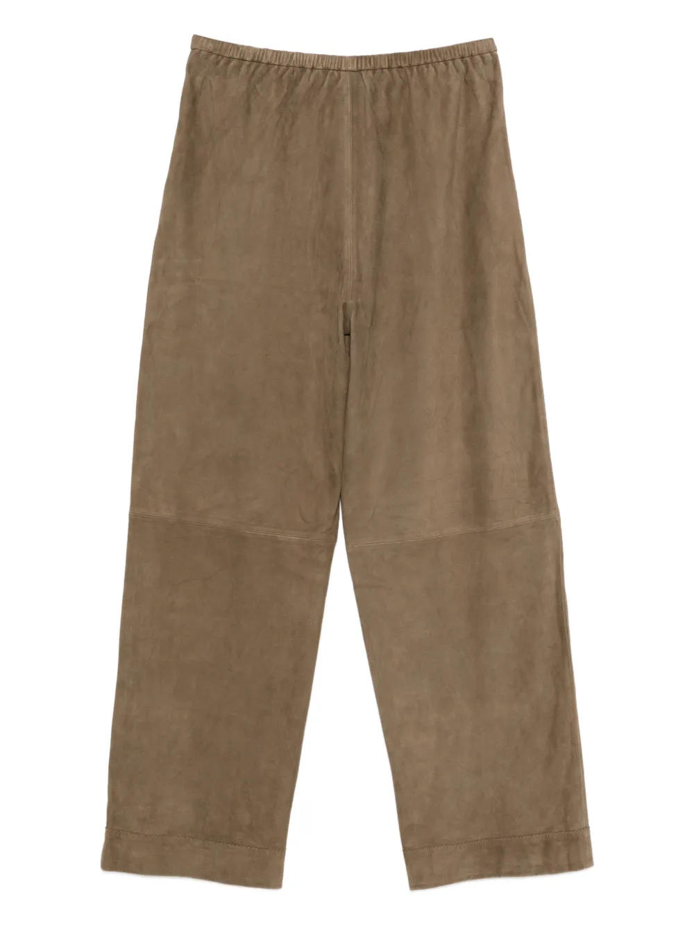 By Malene Birger Joanni Suede drawstring suede trousers - Bruin