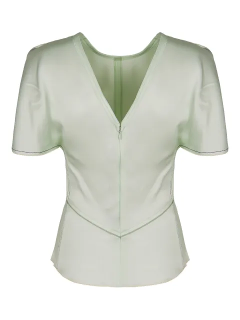 Victoria Beckham crew-neck short-sleeve blouse