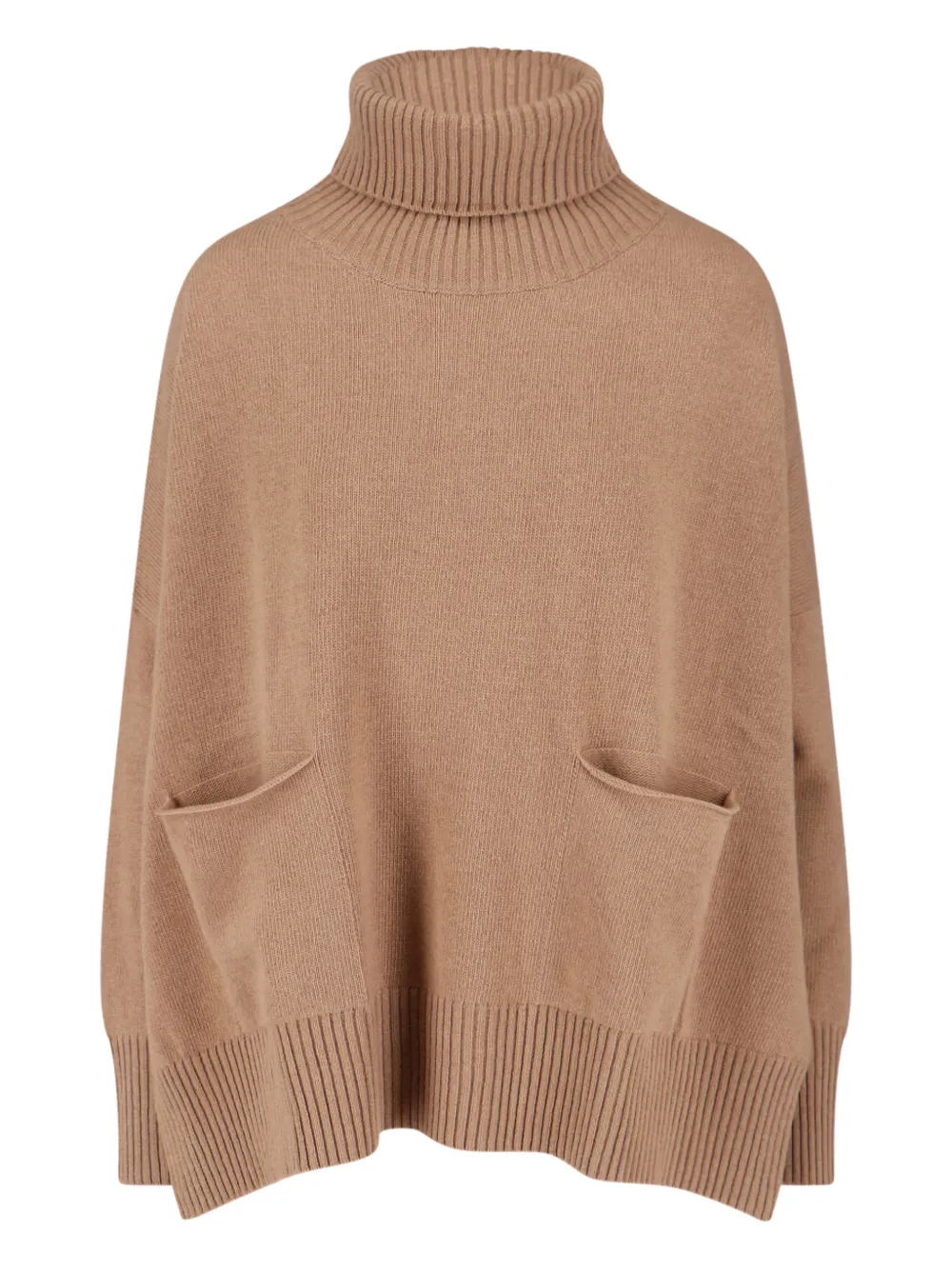 Ma'ry'ya Turtleneck Sweater In Brown