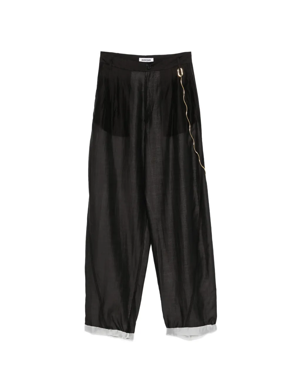 DARKPARK chain-detail trousers - Nero