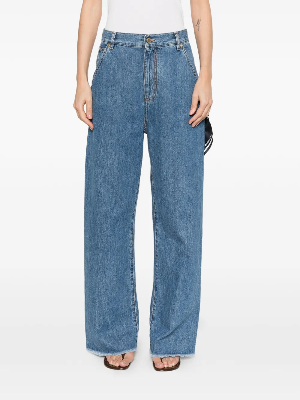  Darkpark Sienna Frayed-hem Jeans - Blue 
