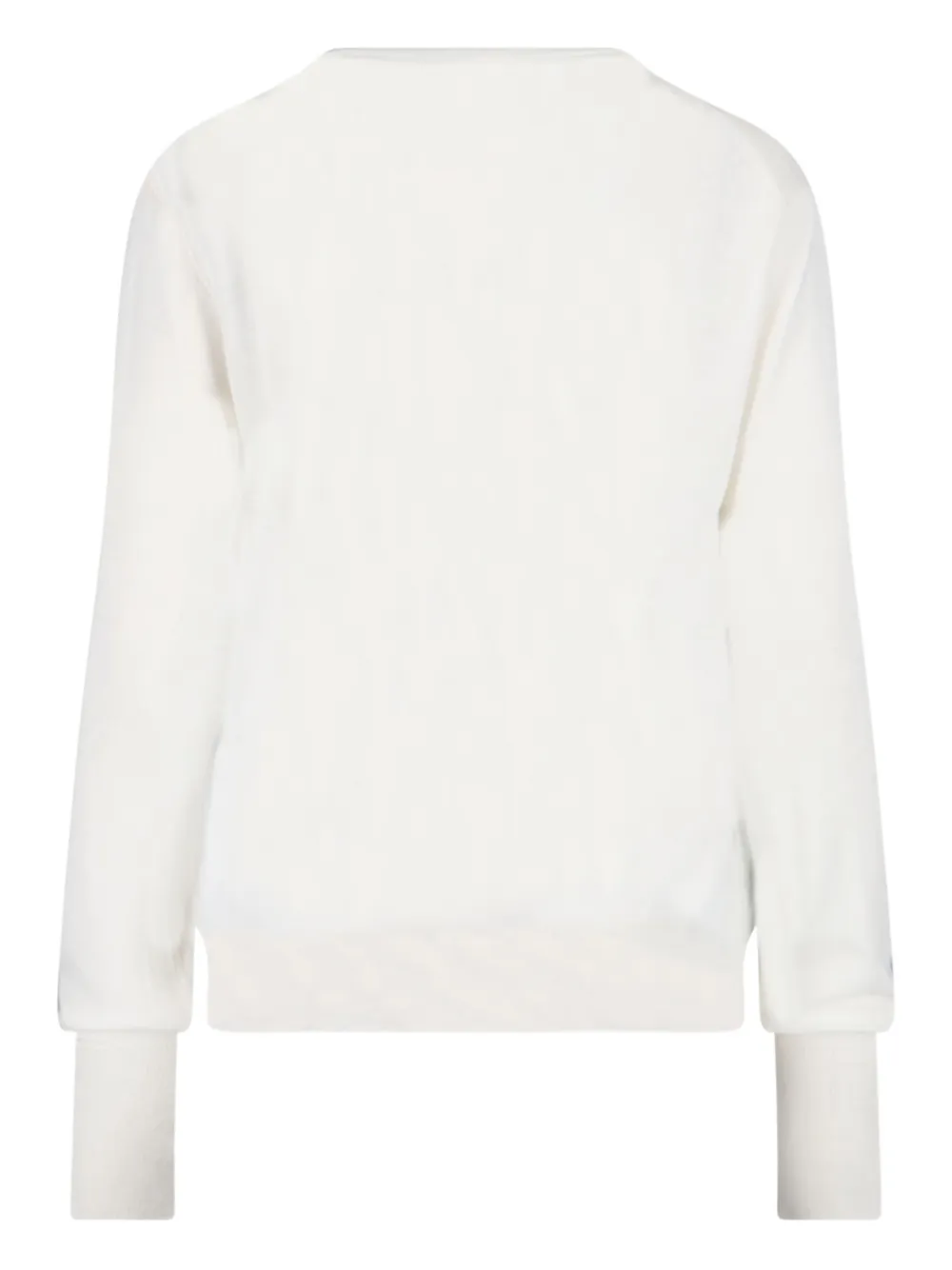 Ma'ry'ya V-neck Sweater In White