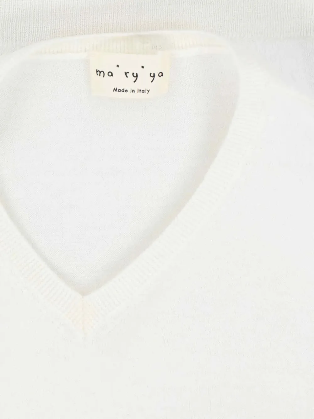 Ma'ry'ya V-neck Sweater In White