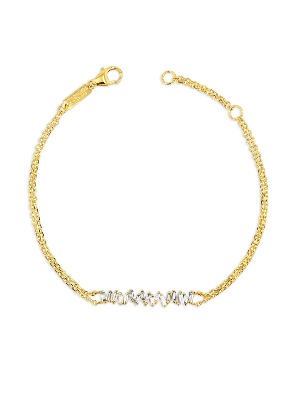 Suzanne Kalan Bracciale in oro giallo 18 carati con diamanti