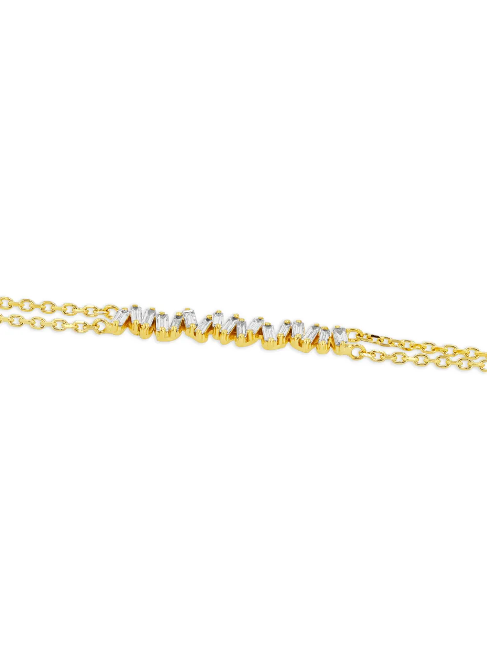  Suzanne Kalan 18k Yellow Gold Diamond Bracelet 