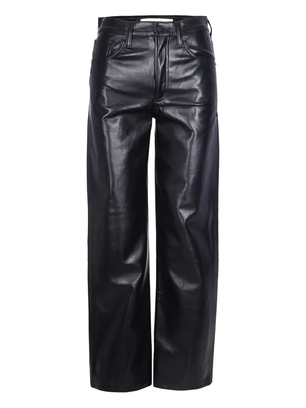AGOLDE leather trousers | Black | Image 1