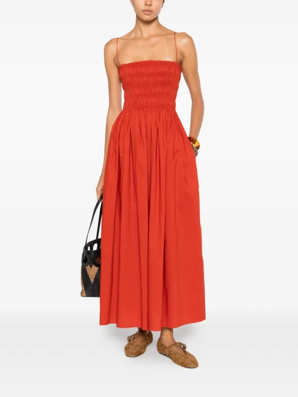 long cotton maxi dress spaghetti strap 100% Organic Cotton Spaghetti Strap Maxi Dress in Black