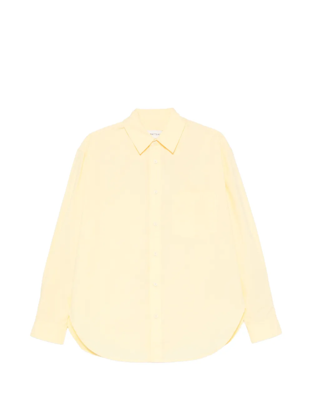 Matteau chest-pocket shirt - Giallo