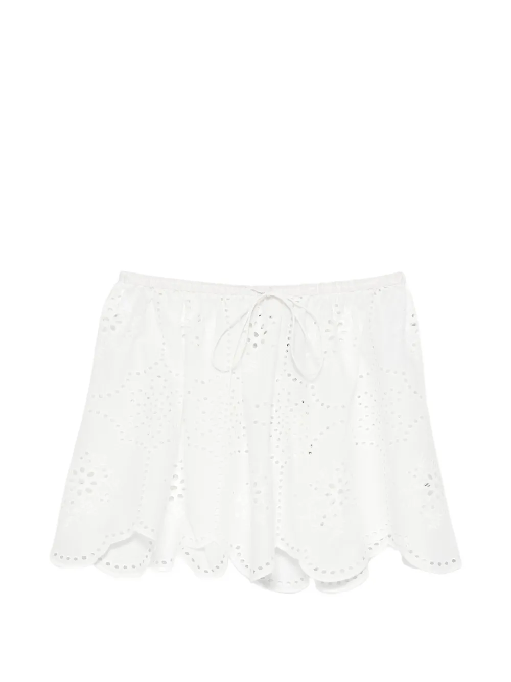 Matteau broderie-anglaise mini skirt - Bianco