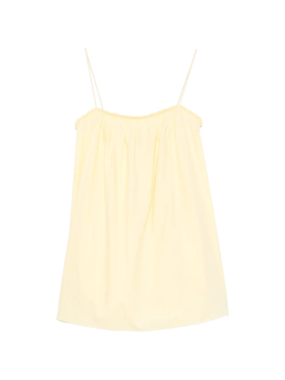 Matteau frill-trim mini dress - Giallo