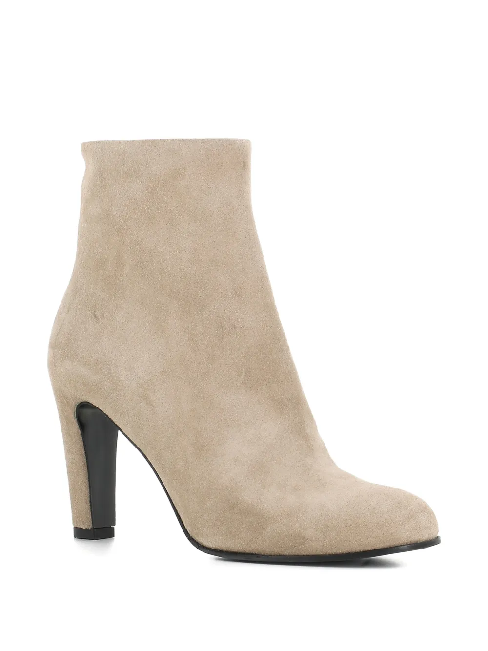 Del Carlo Zip Ankle Boots In Neutral