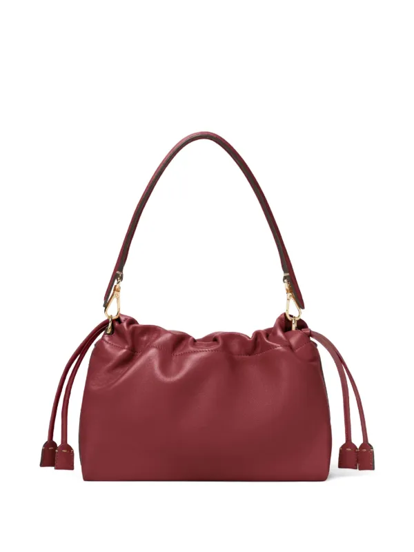 FENDI マンマバゲット バックル ハンドバッグ M | レッド | FARFETCH JP