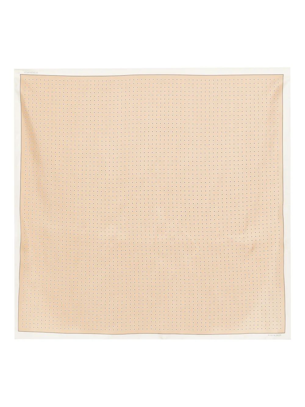 By Malene Birger Dotted Silk Scarf In Neutral