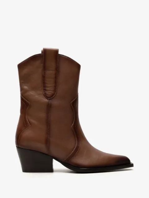 Free People bottes cowboy Cat Nap en cuir