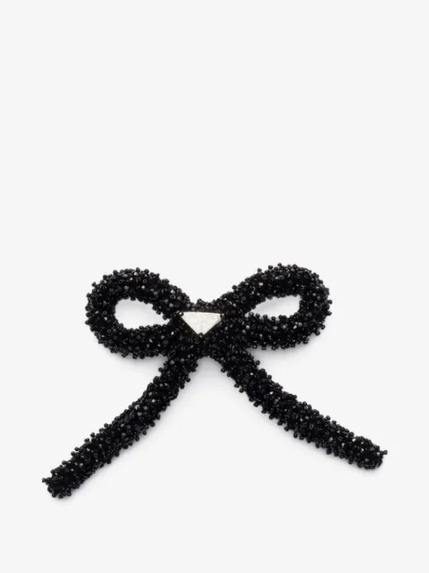 Prada crystal-embellished hair clip