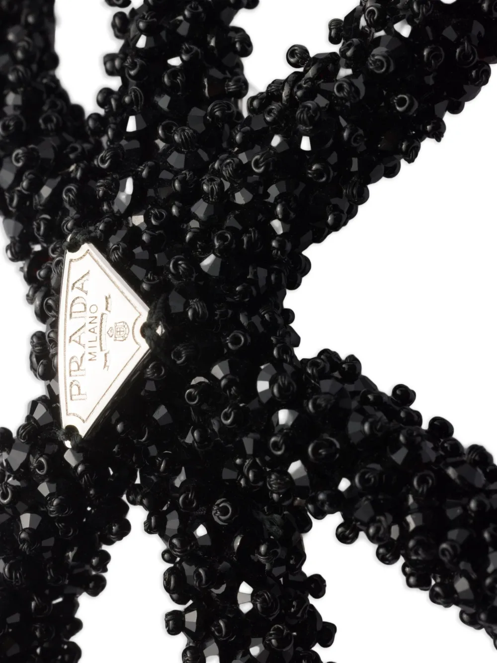  Prada Crystal-embellished Hair Clip - Black 